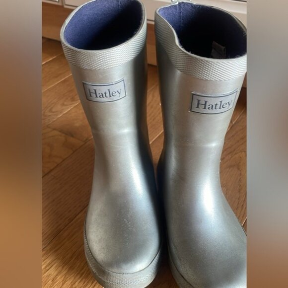 Hatley Silver Kids Rubber Boots - Picture 5 of 7